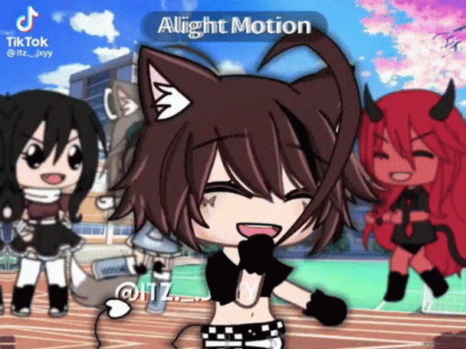 Gacha Life Characters Selection Alight Motion GIF