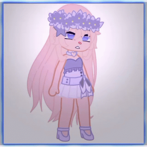 Gacha Life Preppy Character Swan Dance GIF