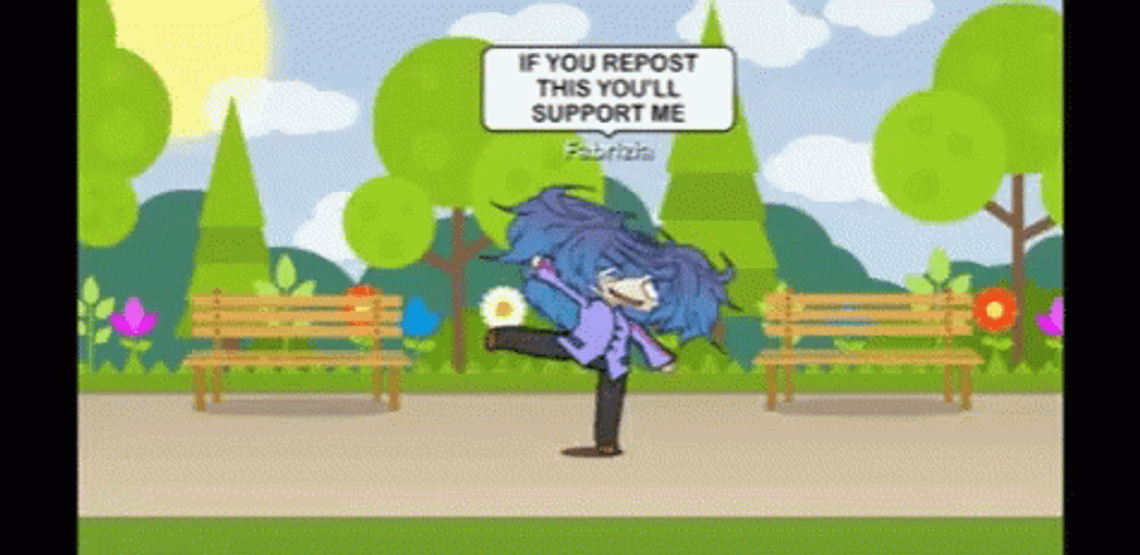 Gacha Life Speed Spinning Support Me GIF