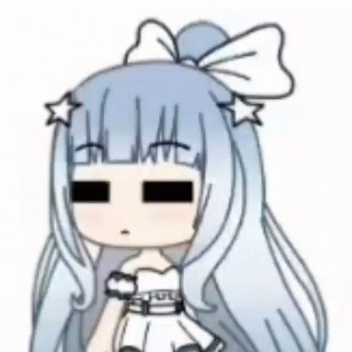 Gacha Saying No Animation GIF