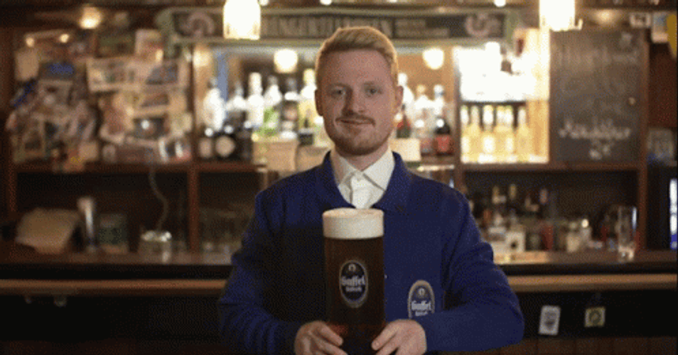 Gaffel Kolsch Drinking Beer GIF