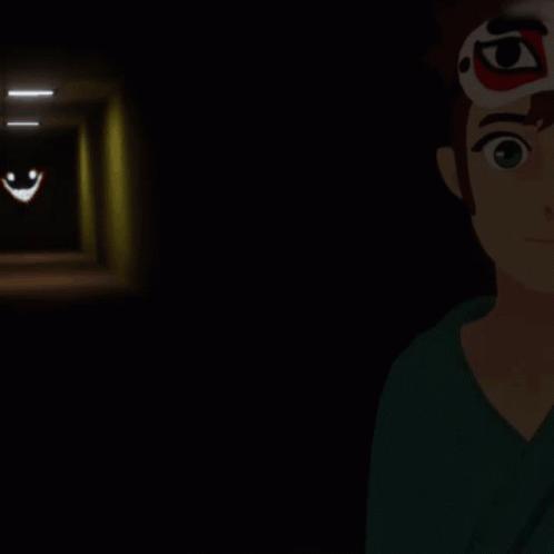 Gai Sensei Roum Dark Scary Backrooms GIF