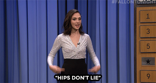 Gal Gadot Hips Dont Lie GIF