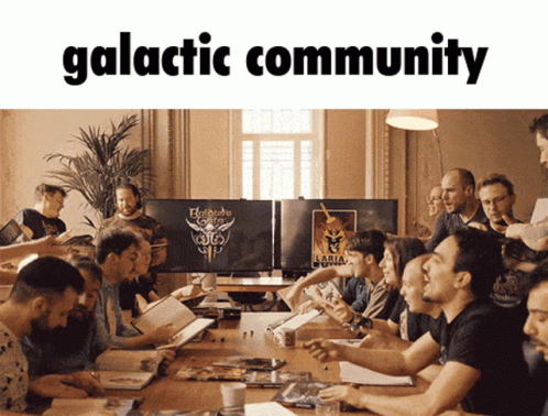 Galactic Community Table Debate GIF