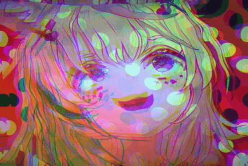 Galaxy Brain Happy Girl GIF