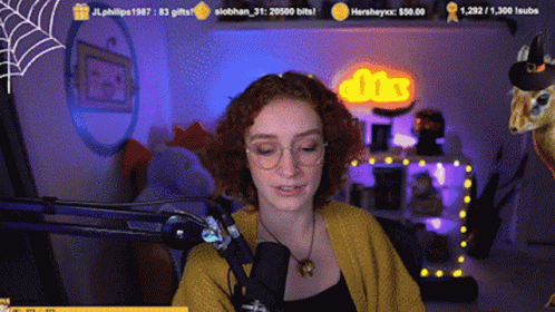 Galaxy Brain Streamer Girl GIF