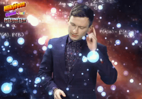 Galaxy Brain Tv Host GIF