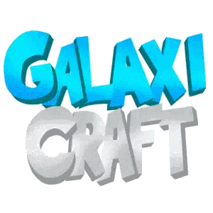 Galaxy Craft Logo Pink and White