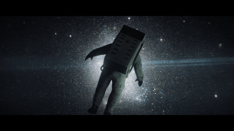 Galaxy Space Suit GIF