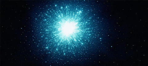 Galaxy Super Bright Stars GIF