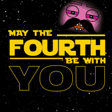 Galaxy Themed May The 4th Be With You GIF