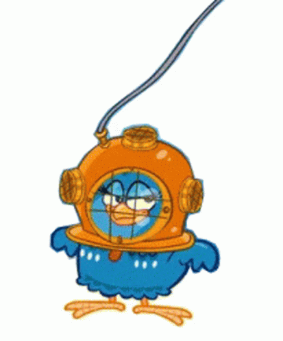Galinha Pintadinha As Scuba Steve GIF