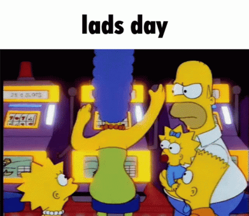 Gambling Marge Simpson Playing Slot Machine GIF
