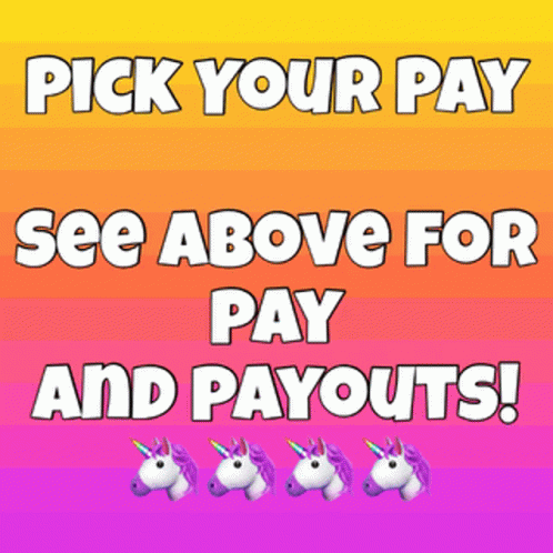 Gambling Pick Your Pay Rainbow Design GIF