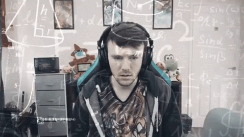 Game Boy Luke Thinking With Big Brain Meme GIF