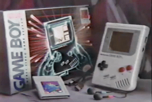 Game Boy Next to Its Box