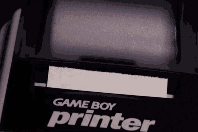 game boy printer error