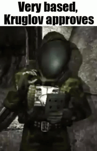 Game Character Holding Gun in Cave