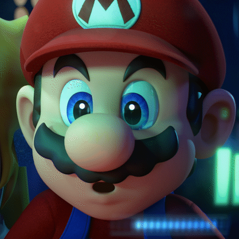 Game Character Mario Oooh GIF