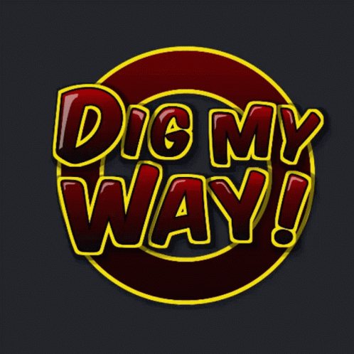 Game Dig My Way Animated Logo GIF