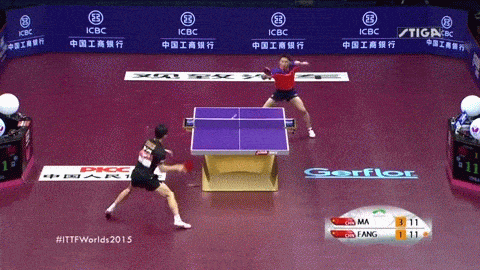 Game Of Accuracy And Passion Table Tennis GIF