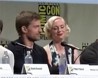 Game Of Thrones Brienne In Press Conference GIF