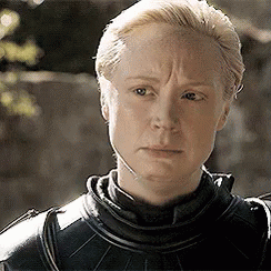 Game Of Thrones Brienne Sad Walkout GIF