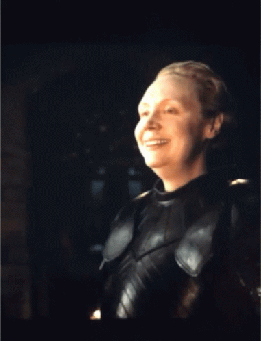 Game Of Thrones Brienne Big Smile GIF