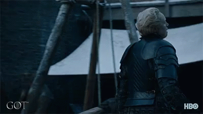 Game Of Thrones Brienne Ready To Fight Tormund GIF