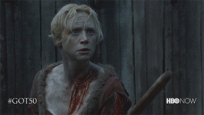 Game Of Thrones Brienne Fighting With Bear GIF
