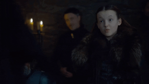 Game Of Thrones Brienne Looks Lynna Mormont GIF