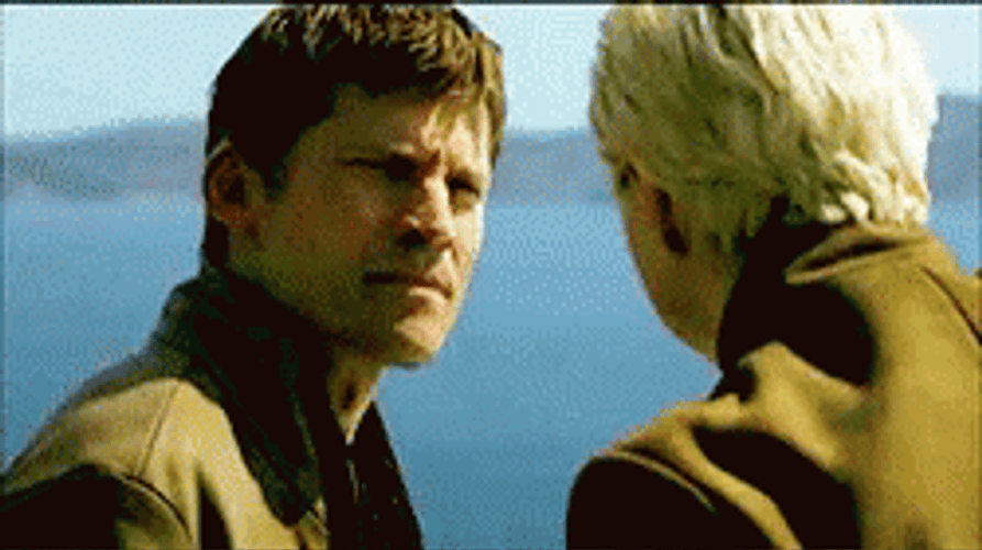Game Of Thrones Brienne Talking Jaime GIF