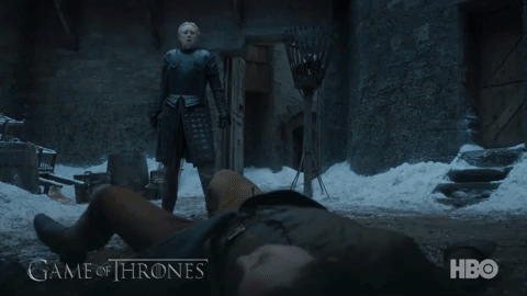Game Of Thrones Brienne Teach Arya To Fight GIF