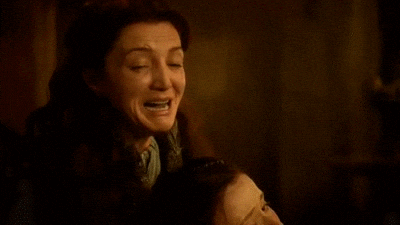 Game Of Thrones Catelyn Stark In Despair GIF