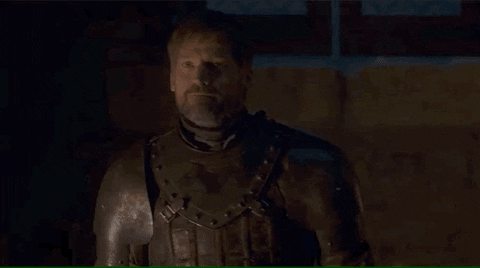 Game Of Thrones Jaime Said Kneel Lady Brienne GIF