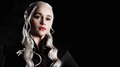 Game Of Thrones Queen Daenerys Staring Nowhere GIF