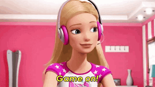 Game On Barbie Video Game Hero GIF