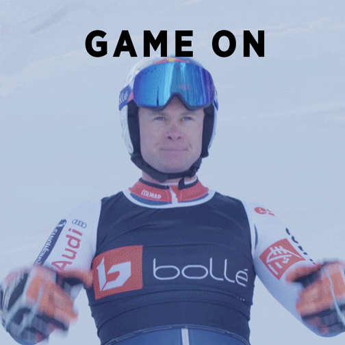 Game On Guy With Bolle Ski Wear GIF