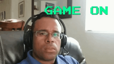 Game On Man With Glasses And Headset GIF