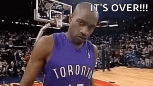 Vince Carter Game Over GIF