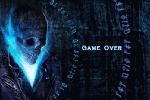 Ghost Rider Game Over GIF
