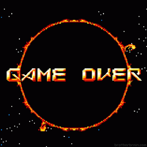 Game Over Ring Fire GIF