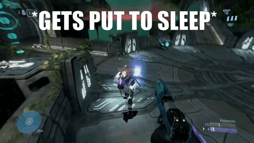 Game Screen Shows Sleep Message