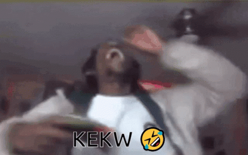 Game Streamer Kekw Reaction Funny Meme GIF
