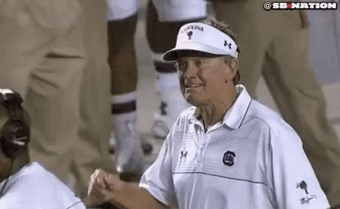 Gamecocks Coach Steve Spurrier GIF