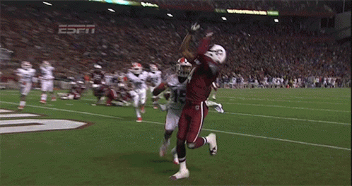 Gamecocks Full Force Ball Catch GIF