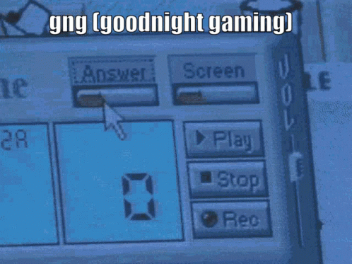 Gamer Goodnight Gaming GIF
