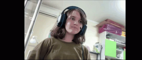 Gamer Girl With Red Uno Reverse Card GIF