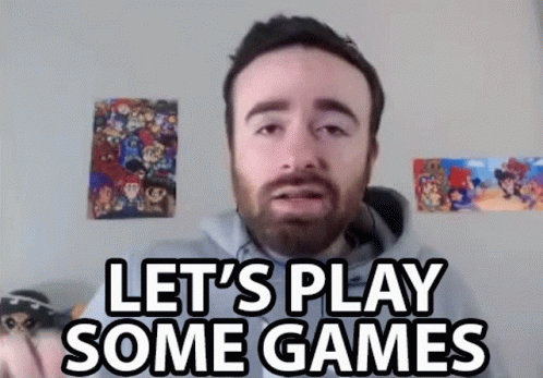 Gamer Man Lets Play A Game GIF