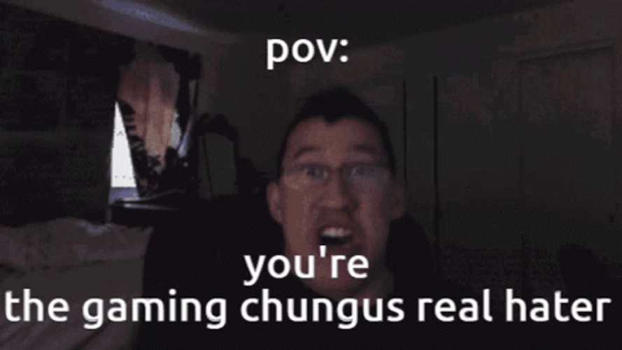 Gaming Chungos Hater GIF